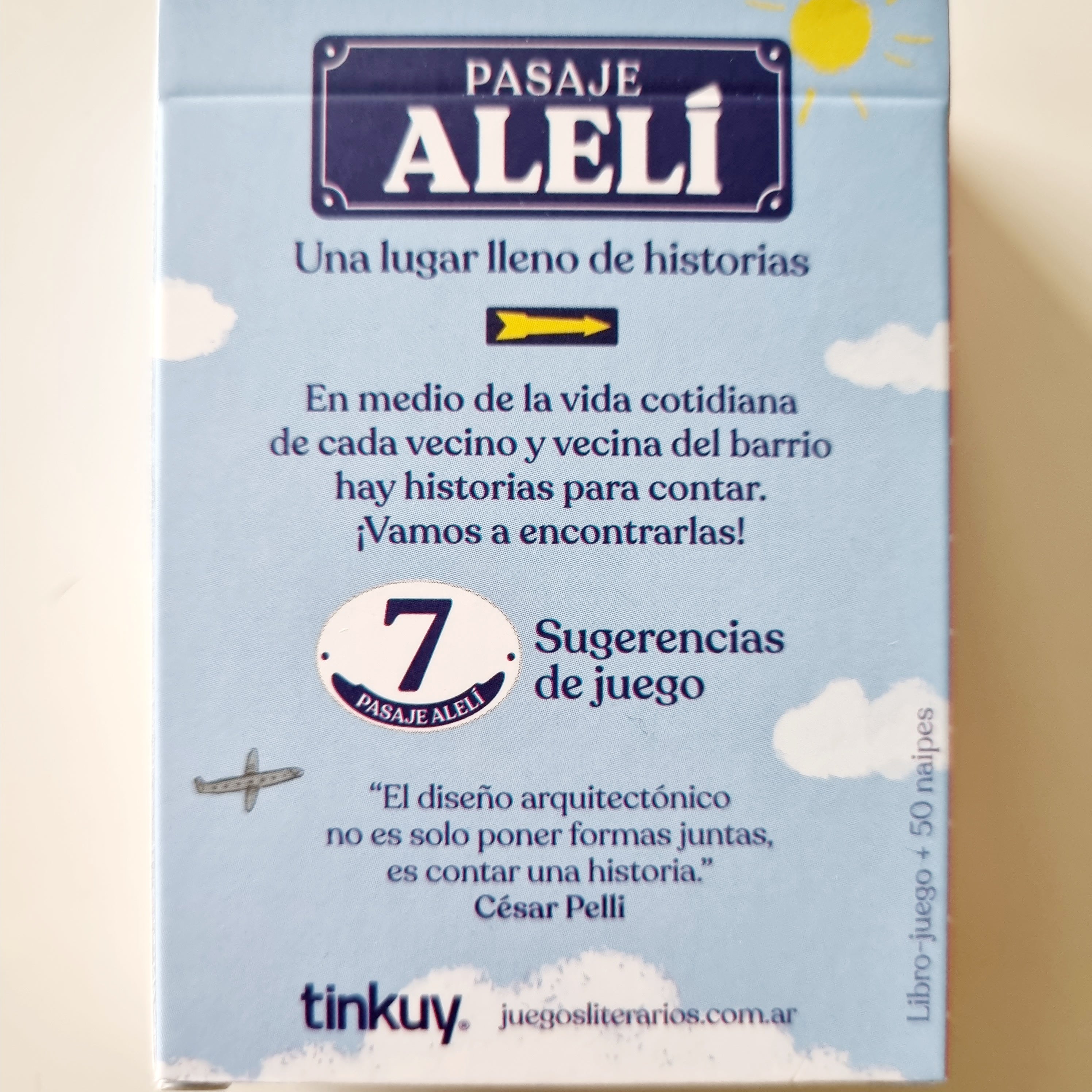 Pasaje Alelí. Juego de cartas Pasaje Alelí. Juego de cartas